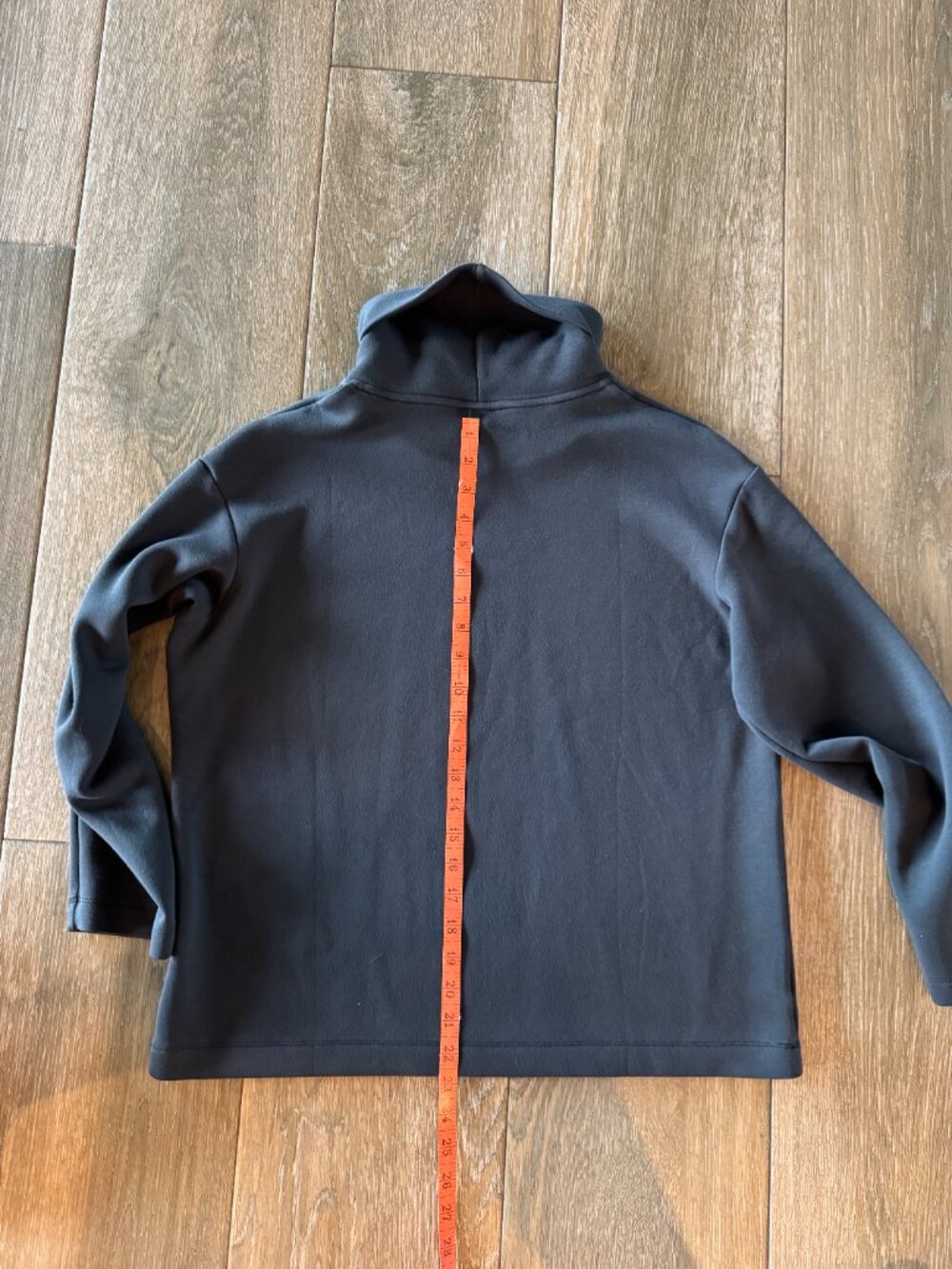 Outdoor Voices Stratus Funnel Neck Black super soft soft  sweatshirt size Small - Picture 4 of 6